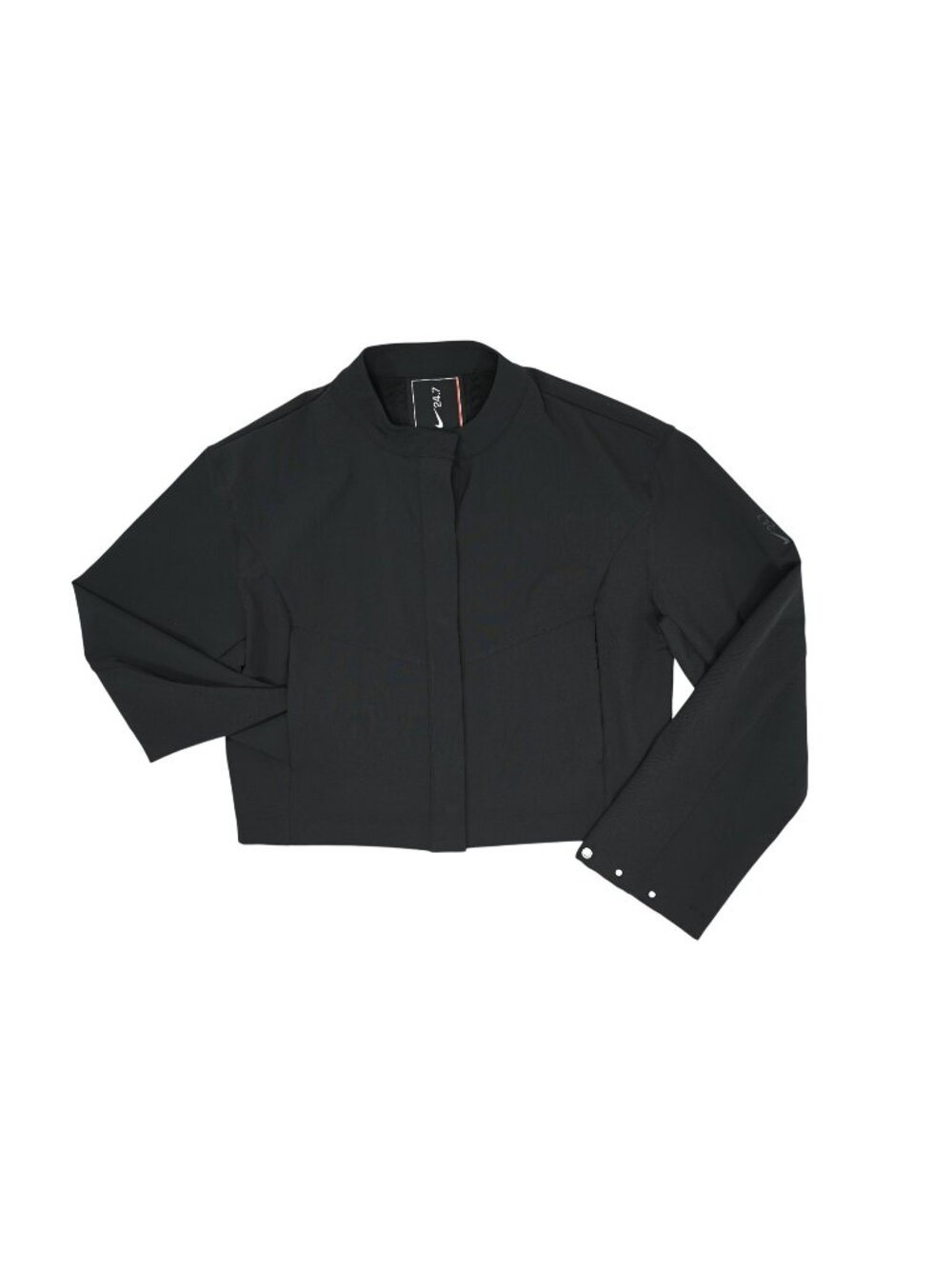 NIke 24.7 Dri-Fit PerfectStretch Cropped Jacket in Black